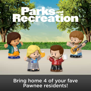 Little People Collector Parks And Recreation Special Edition Set, 4 Figures