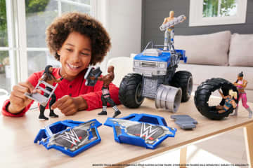 WWE Vehicle Wrekkin Slam Crusher Monster Truck - Image 2 of 6