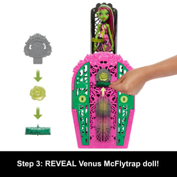 Monster High Skulltimate Secrets Garden Mysteries Playset, Venus Mcflytrap Doll With 19+ Surprises - Image 5 of 6