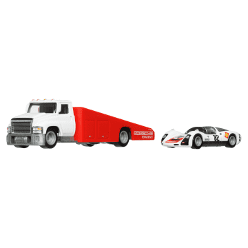 Hot Wheels Collector Vehículo de Colección Auto Transportador Carry on & 66 Porsche 906 Carrera 6
