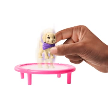 Barbie “Brooklyn” Gymnast Doll & Playset With Fashion Doll, Puppy, Trampoline And Accessories - Image 4 of 6