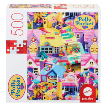 Polly Pocket Mattel Jigsaw Puzzle With 500 Pieces & Mini-Poster For 8 Year Olds & Up - Image 4 of 4