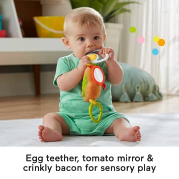 Fisher-Price Brunch & Go Avocado Toast infant Stroller Toy - Image 4 of 6