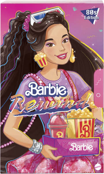 Barbie Doll, Black Hair, 80s-Inspired Movie Night, Barbie Rewind - Image 6 of 6