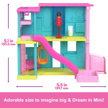 Barbie Mini Barbieland Doll House Playsets With 1.5-inch Doll, Furniture & Accessories - Imagen 4 de 6
