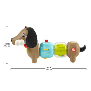 Fisher-Price Fp Pets Click & Spin Activity Pup Fine Motor Sensory Toy For Babies - Image 5 of 6