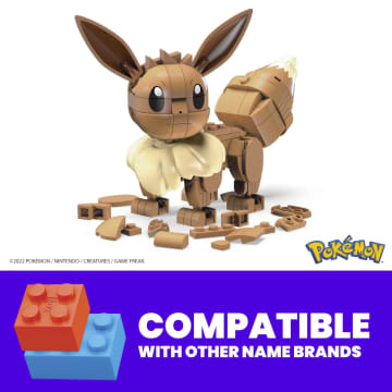 MEGA Pokémon Building Toy Kit Eevee With 1 Action Figure (215 Pieces) For Kids - Image 4 of 6