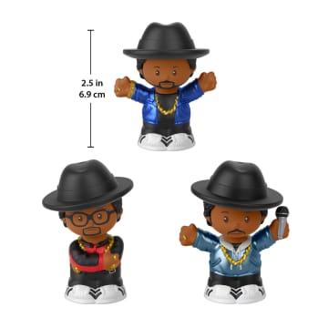 Fisher-Price Little People Collector Run DMC Special Edition Figure Set, 3 Figurines - Image 3 of 6
