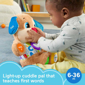 Fisher-Price Plush Baby Toy With Lights And Smart Stages Learning Content, Laugh & Learn Puppy
