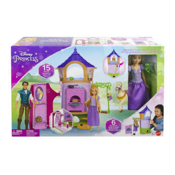 Disney Princess Rapunzel Tower Doll House Playset With Rapunzel Doll, 15 Accessories And Pascal - Image 6 of 6