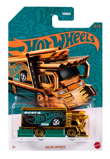 Hot Wheels Diecast Vehículo de Juguete Raijin Express - Chase