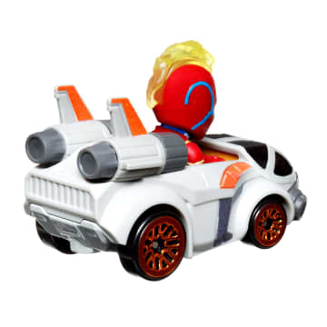 Hot Wheels RacerVerse Veículo de Brinquedo Capitão Marvel no Jato - Image 5 of 6