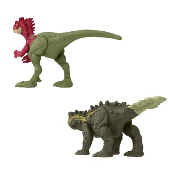 Jurassic World  Meute Dangereuse  Éoraptor Contre Stégorous