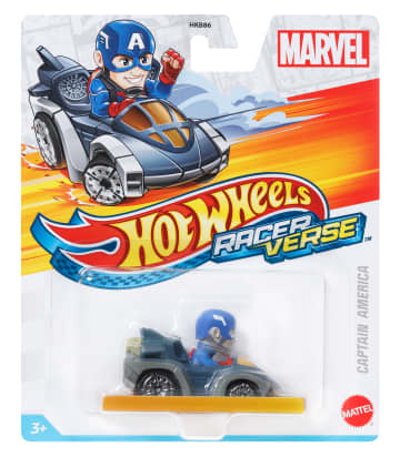 Hot Wheels RacerVerse Veículo de Brinquedo Capitão América - Image 5 of 5