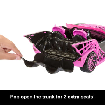 Monster High Eeekend Getaway Playset With Draculaura & Clawdeen Wolf Dolls, Vehicle & 20+ Accessories - Image 2 of 6