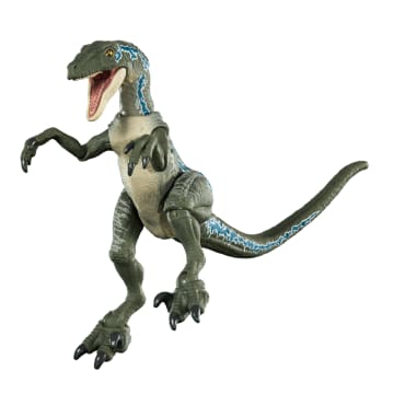Jurassic World Dinosaurio de Juguete Hammond Collection Velociraptor Blue