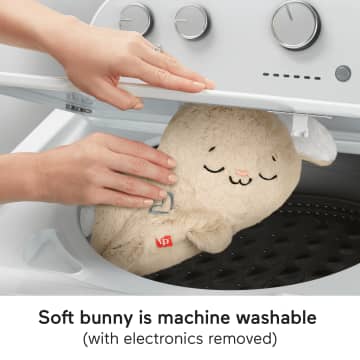 Fisher-Price Soothe & Settle Bunny Plush Baby Toy & Customizable Sound Machine With Motion - Imagem 5 de 6