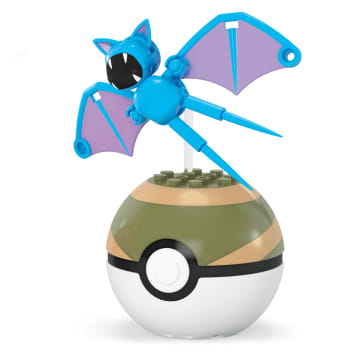 MEGA Pokémon Pikachu & Zubat Building Toy Kit, 2 Action Figures (40 Pieces) For Kids - Image 4 of 4