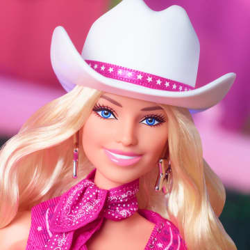 Barbie The Movie Collectible Doll, Margot Robbie As Barbie in Pink Western Outfit - Imagen 3 de 6