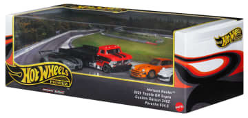 Hot Wheels  Premium  Coffrets Présentation  3Véhicules +1Camion - Imagen 2 de 3