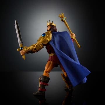 Masters Of The Universe Masterverse New Eternia King Randor MOTU Action Figure Toy, 30 Articulations