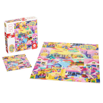 Polly Pocket Mattel Jigsaw Puzzle With 500 Pieces & Mini-Poster For 8 Year Olds & Up - Image 2 of 4