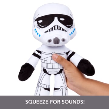 Star Wars Plush Talkers Stormtrooper Soft Toy, 11 To 12-Inch Collectible Plush With Sound & Phrases - Imagen 3 de 6