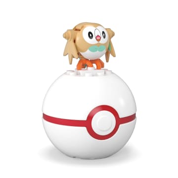 MEGA Pokémon Juguete de Construcción Pokébola Rowlett - Imagem 3 de 6
