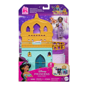 Disney Princess Jasmine Stacking Castle Doll House With Small Doll, Inspired By Disney Movie Aladdin - Imagen 6 de 6