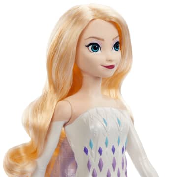 Disney Frozen Elsa & Olaf Adventures With Elsa Doll, Olaf Figure, Moldable Sand & 4 Stampers - Image 3 of 6