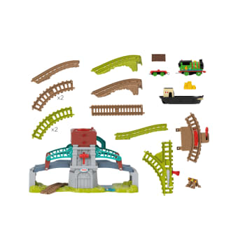 Thomas & Friends Pista de Juguete Interactiva Bulstrode con Doble Puente - Imagen 6 de 6