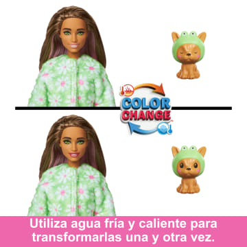Barbie Cutie Reveal Muñeca Perrito disfrazado de Rana - Image 4 of 6