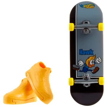 Hot Wheels Skate Vehículo de Juguete Patineta TOO COO™ con Tenis