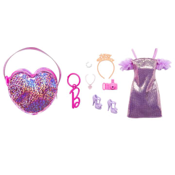 Barbie CloThes, Deluxe Bag With Birthday Outfit And Themed Accessories