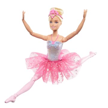 Barbie Fantasía Muñeca Bailarina Luces Brillantes Tutú Rosa - Image 3 of 6