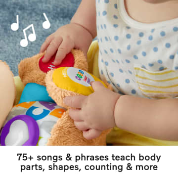 Fisher-Price Plush Baby Toy With Lights And Smart Stages Learning Content, Laugh & Learn Puppy