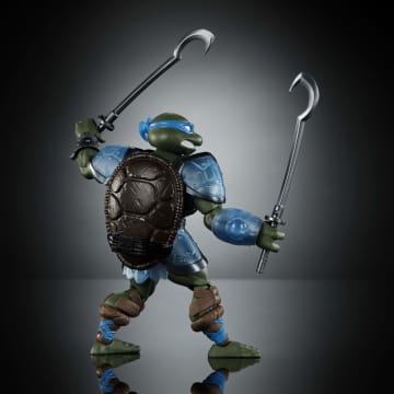 Masters of the Universe Turtles of Grayskull Figura de Acción Leonardo de 5.5 pulgadas
