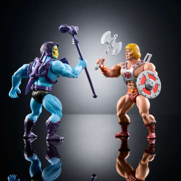 Masters Of The Universe Origins Retro Punching He-Man And Skeletor, 80Th Anniversary Mattel