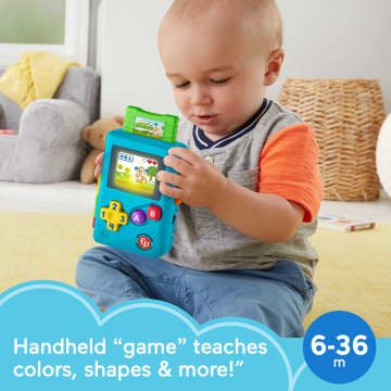 Fisher-Price Laugh & Learn Lil’ Gamer Pretend Video Game Learning Toy For infants & Toddlers - Image 2 of 6