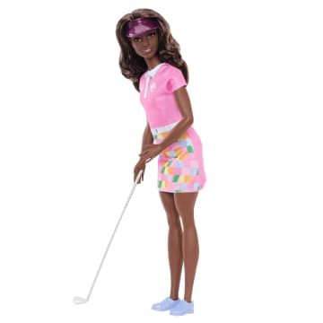 Barbie  Poupée Mode  Golfeuse, Visière et Bâton - Image 5 of 6
