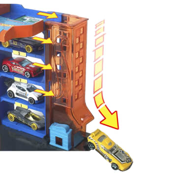 Hot Wheels Let's Race Netflix - City Downtown Car Park Playset, Gift For Kids Ages 4 To 8 - Image 3 of 6