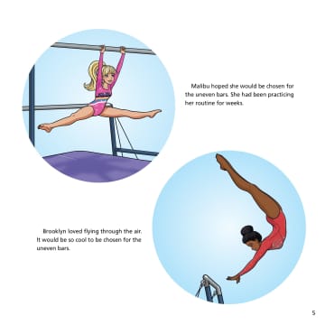 Barbie: You Can Be a Gymnast Sticker Book (Ages 3-7)