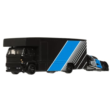 Hot Wheels Collector Vehículo de Colección Auto Transportador Fleet Flyer & Sauber Mercedes C9