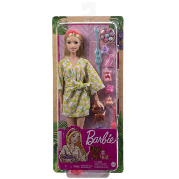 Barbie®-Bien-Être-Barbie® Va Au Spa-Coffret Poupée, Chiot, Accessoires - Image 6 of 6