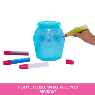 Barbie Tie-Dye Reveal Plush Toy, 7-Inch Stuffed Animal With Diy Washable Fabric Craft - Image 3 of 6