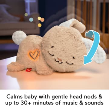 Fisher-Price Soothe & Settle Bunny Plush Baby Toy & Customizable Sound Machine With Motion - Imagem 3 de 6