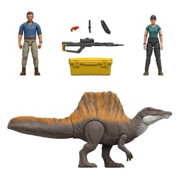 Jurassic World Rebirth Storypack With Exclusive Spinosaurus, 2 Human Figures & Accessories - Image 5 of 6