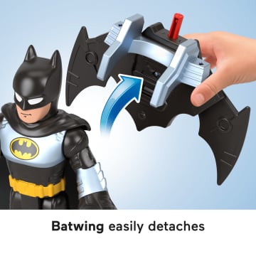 Imaginext DC Super Friends Batglider Batman XL Figure With Vehicle & Launcher, 5 Pieces - Image 5 of 6