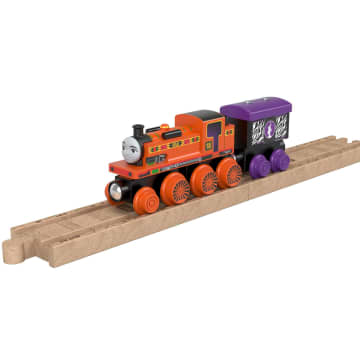 Fisher-Price Thomas et ses Amis Piste en Bois Locomotive Nia et Wagon - Image 4 of 6