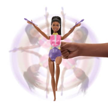 Barbie “Brooklyn” Gymnast Doll & Playset With Fashion Doll, Puppy, Trampoline And Accessories - Image 3 of 6